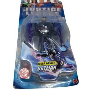 VIntage Justice League Mega Armor Batman Figure Mattel – Unopened NIB Sealed